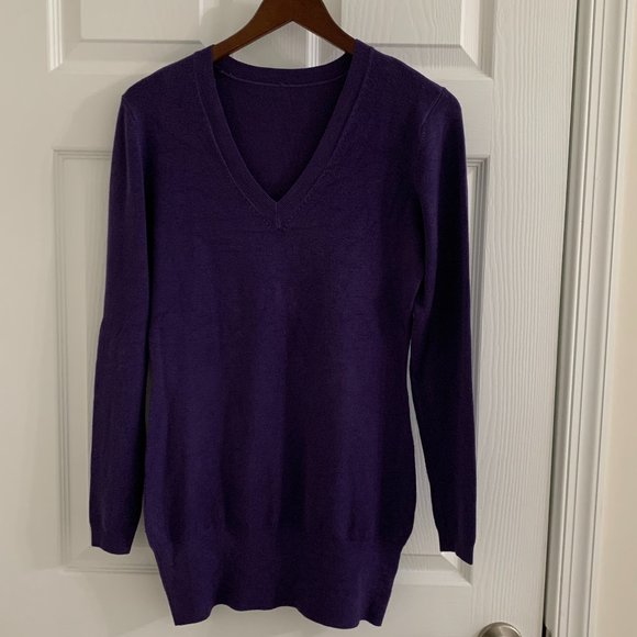 Easy Wear Women´s Purple Sweater, Size 12 EUR 42 - Picture 9 of 9